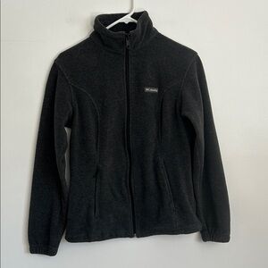 Columbia Charcoal Full-Zip Fleece Jacket